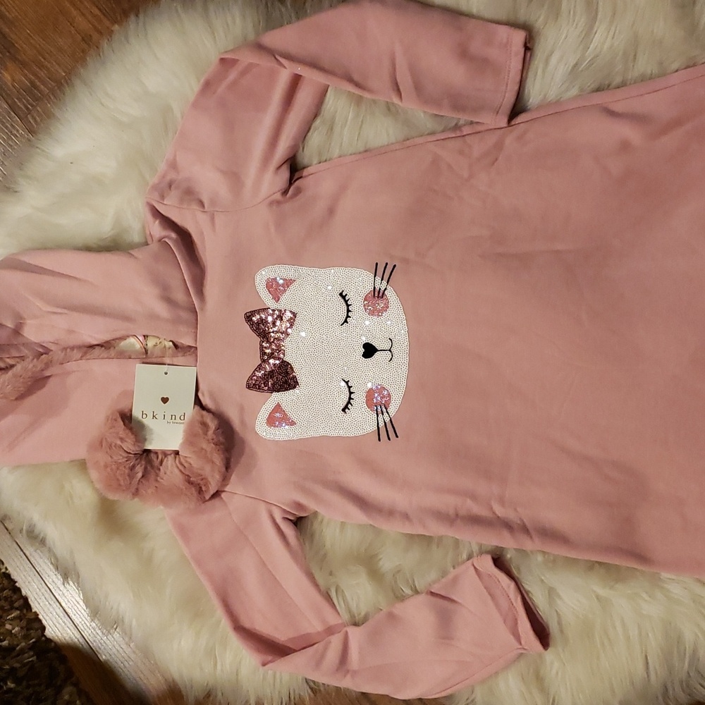 Little Girls hooded dress